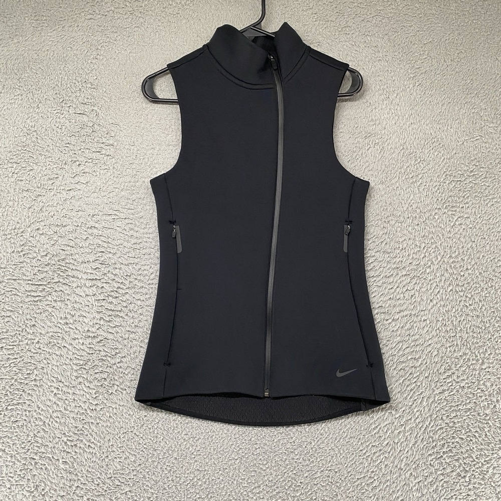 Nike Therma-FIT Vest Jacket Womens Small Sphere Sleeveless Full Zip Running
